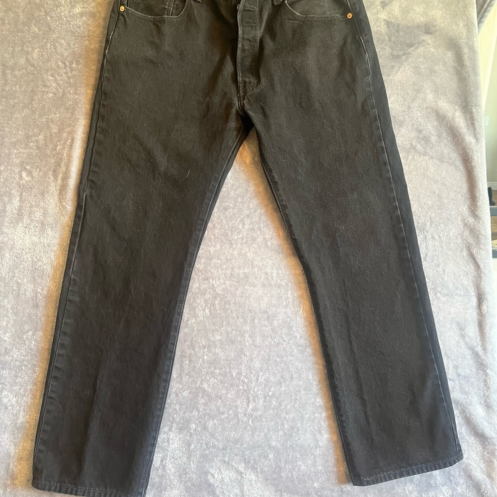 Levi's 501 button fly Black Denim Jeans